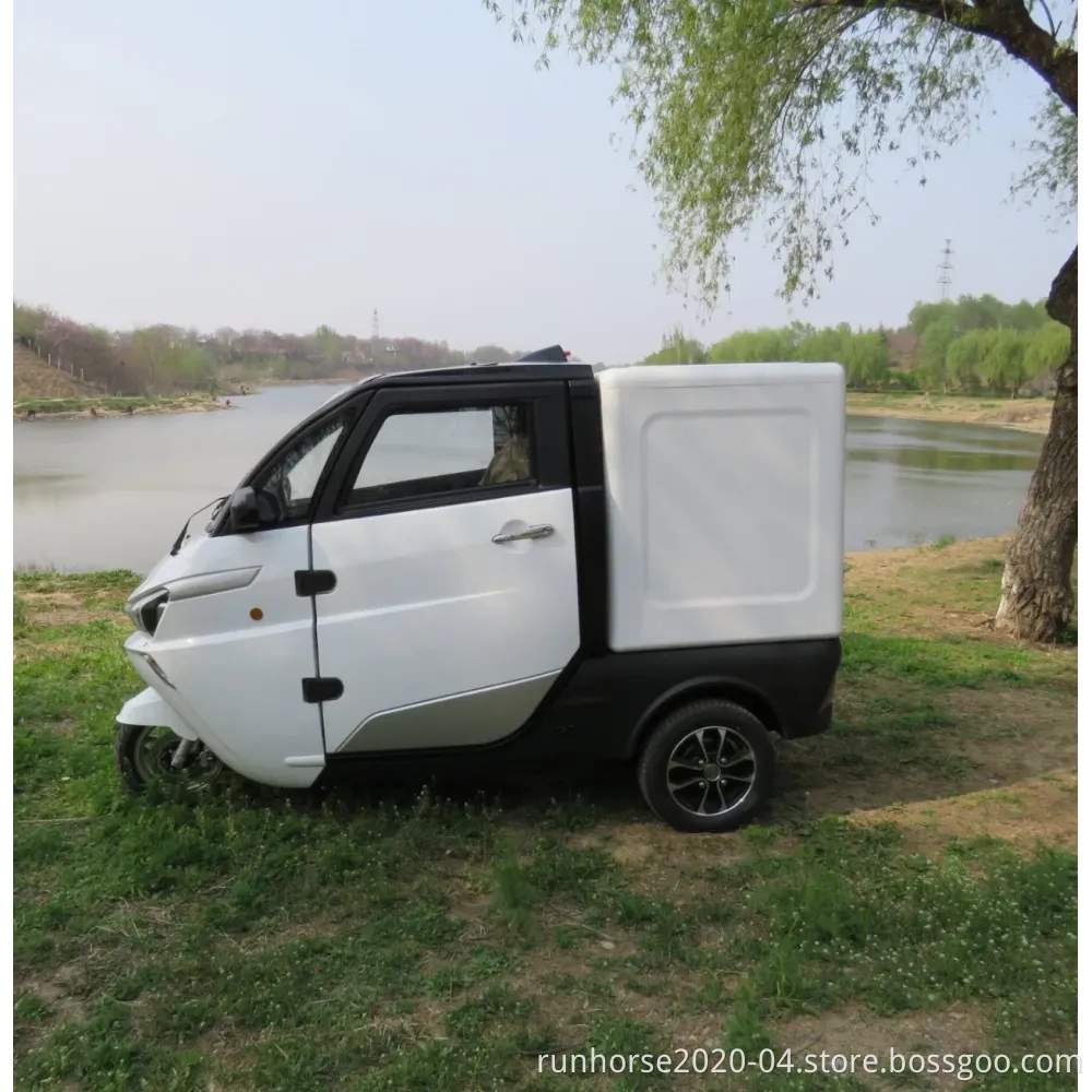 EEC Approved 3 Wheel Ice Cream Electric Refrigeration Cargo